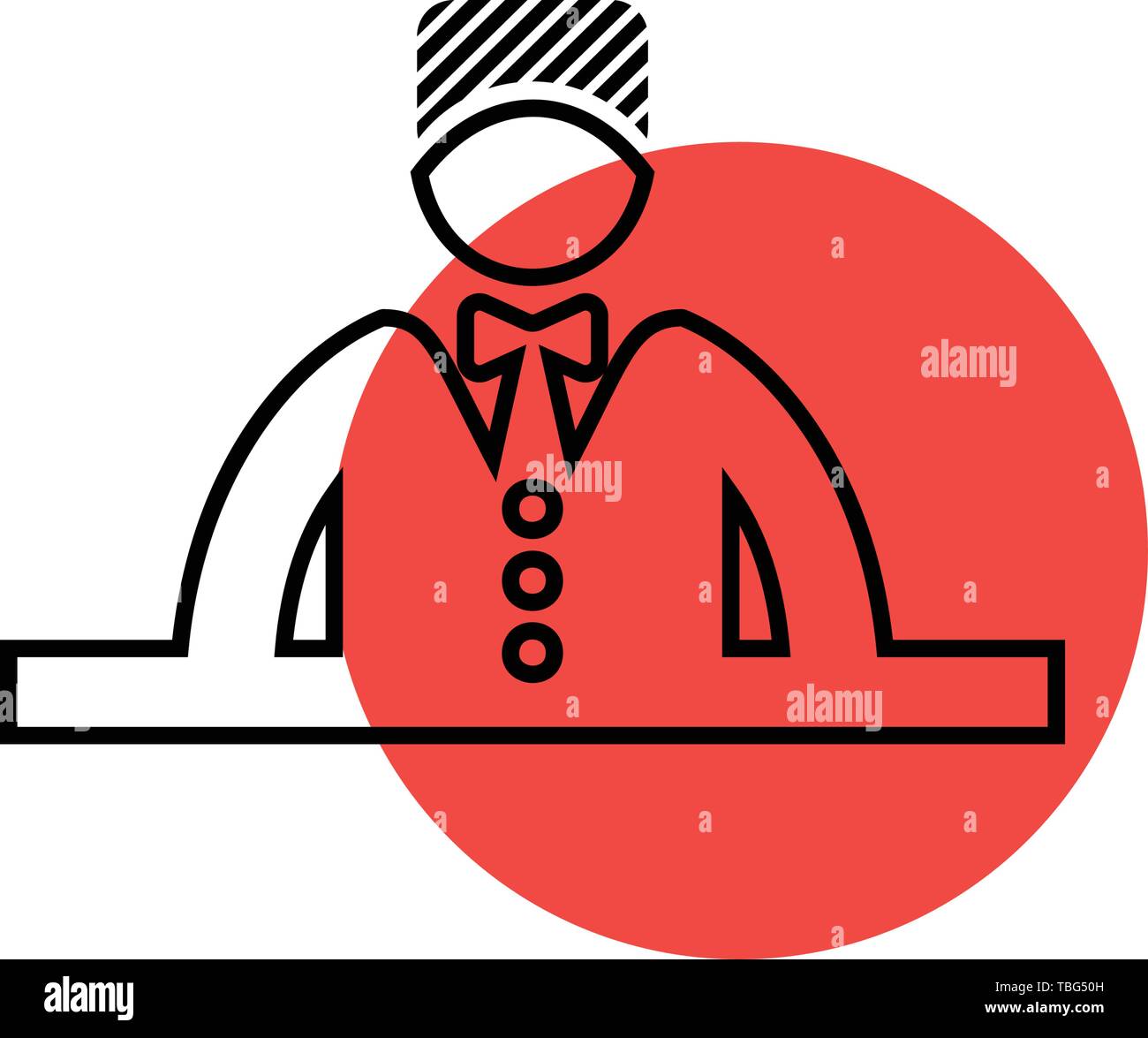 Waiter services Stock Vector Images - Alamy