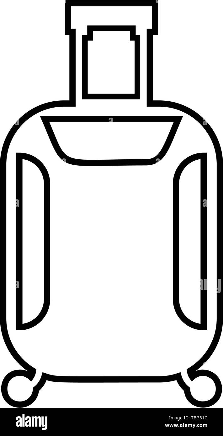 Travel bag icon luggage bag vector Stock Vector Image & Art Alamy