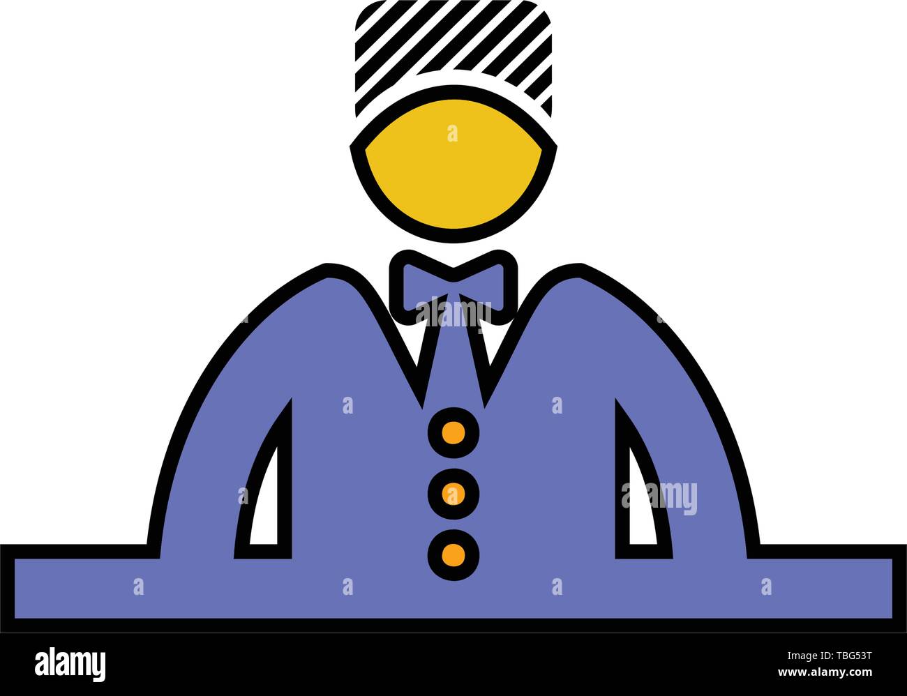 Hotel services boy icon vector Stock Vector Image & Art - Alamy