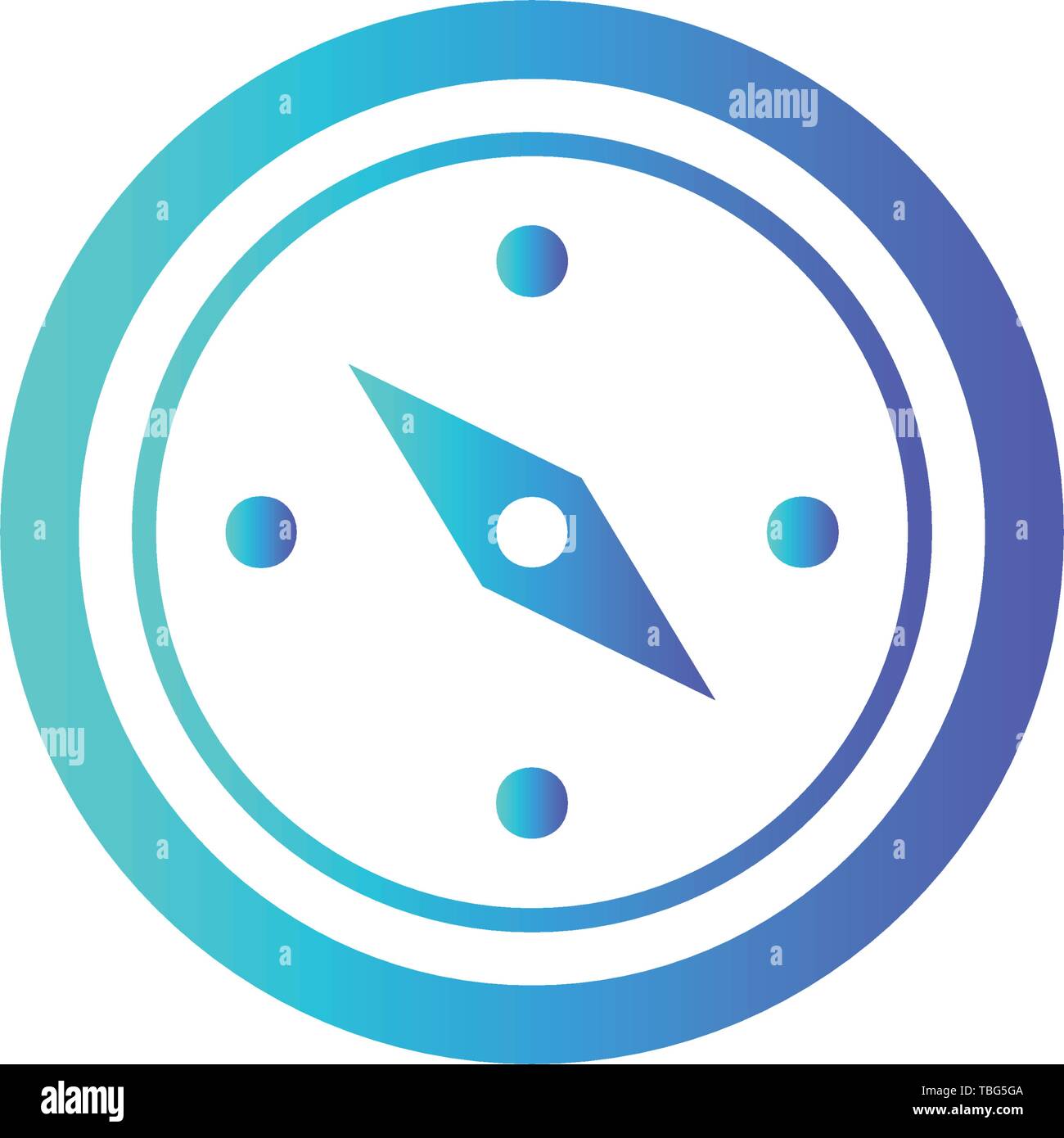 Compass vector icon - sign Stock Vector Image & Art - Alamy