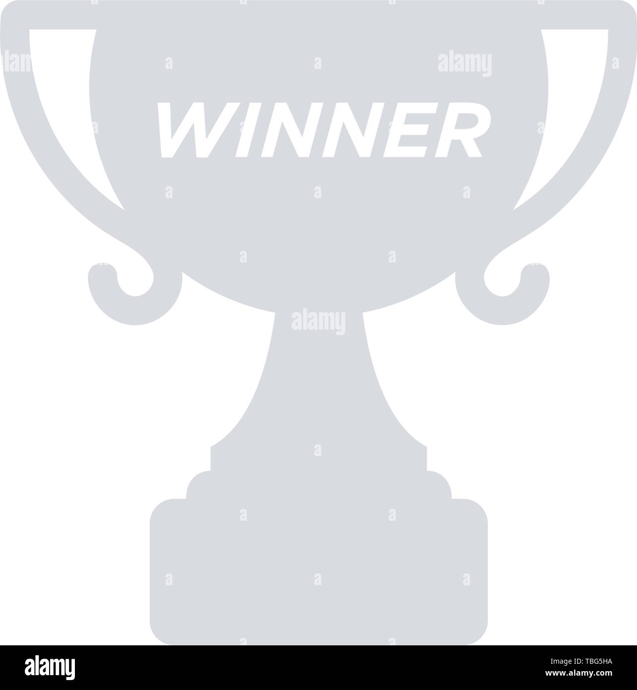Trophy cup winner icon vector Stock Vector Image & Art - Alamy