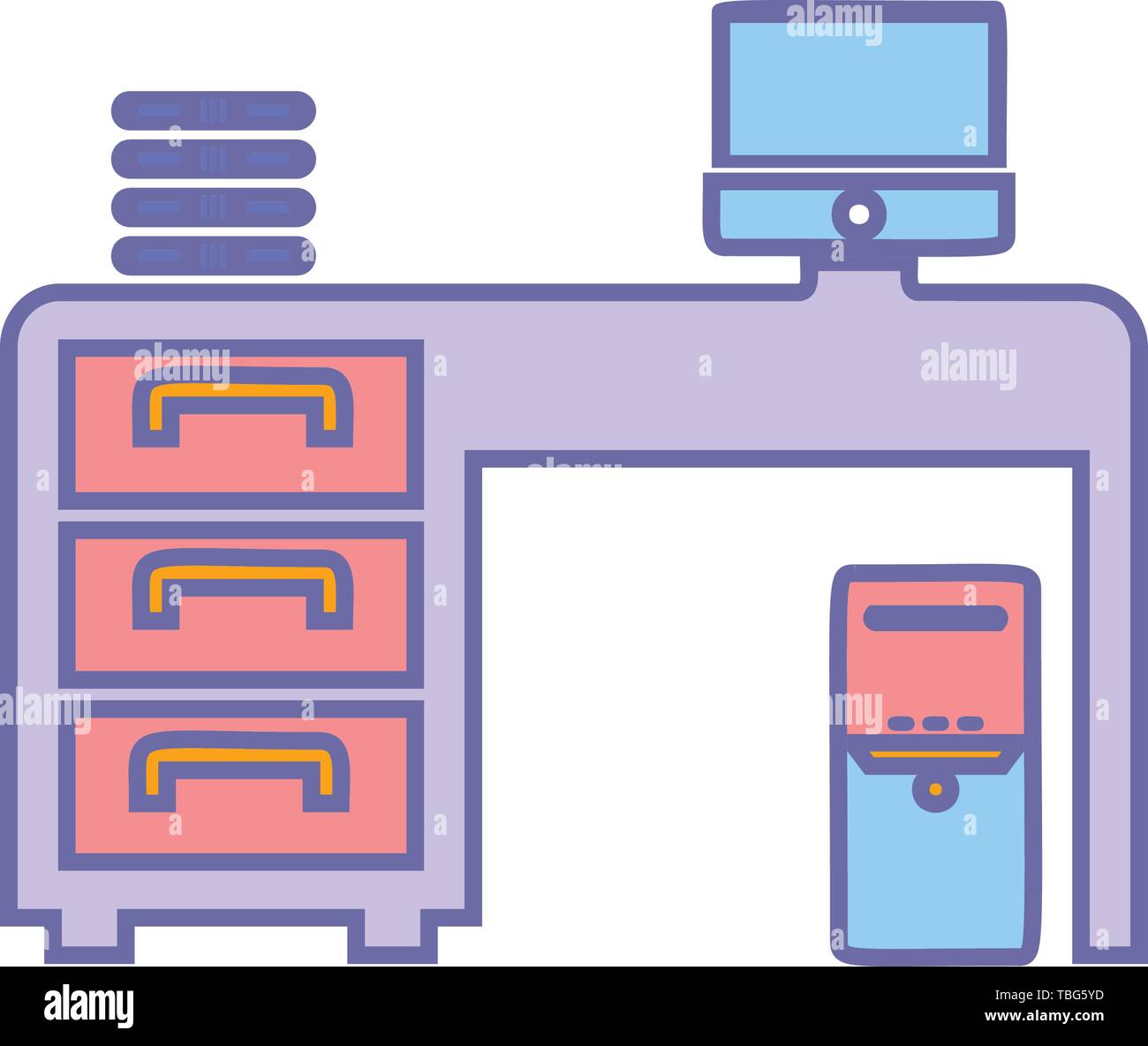 Office workplace icon design vector Stock Vector Image & Art - Alamy