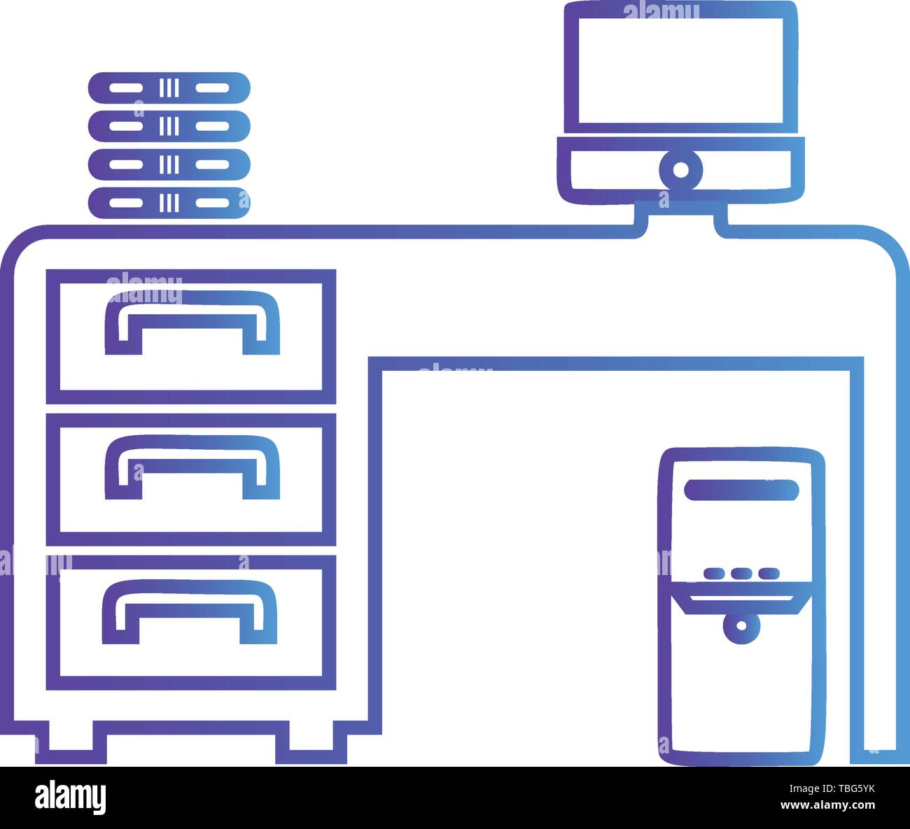 Office workplace icon design vector Stock Vector Image & Art - Alamy