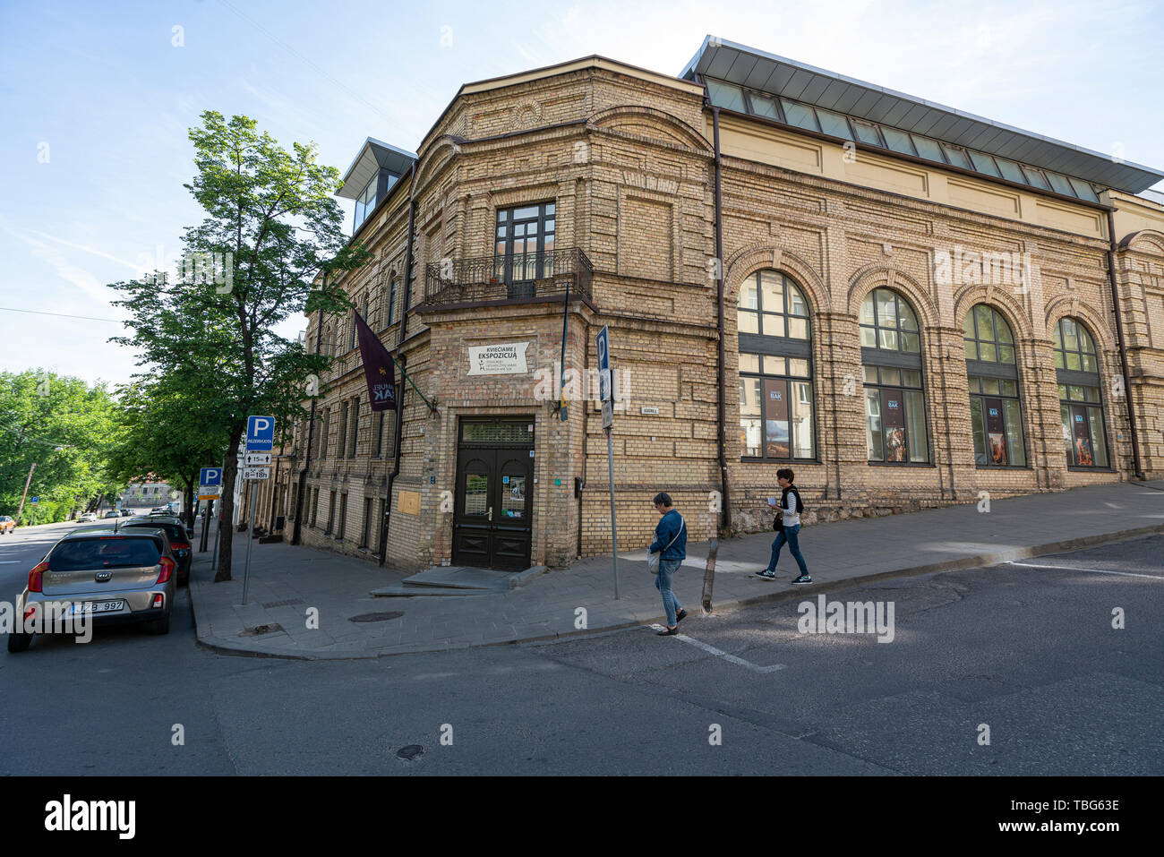 Vilnius, Lithuania. May 2019.   A view of Vilna Gaon State Jewish Museum building Stock Photo