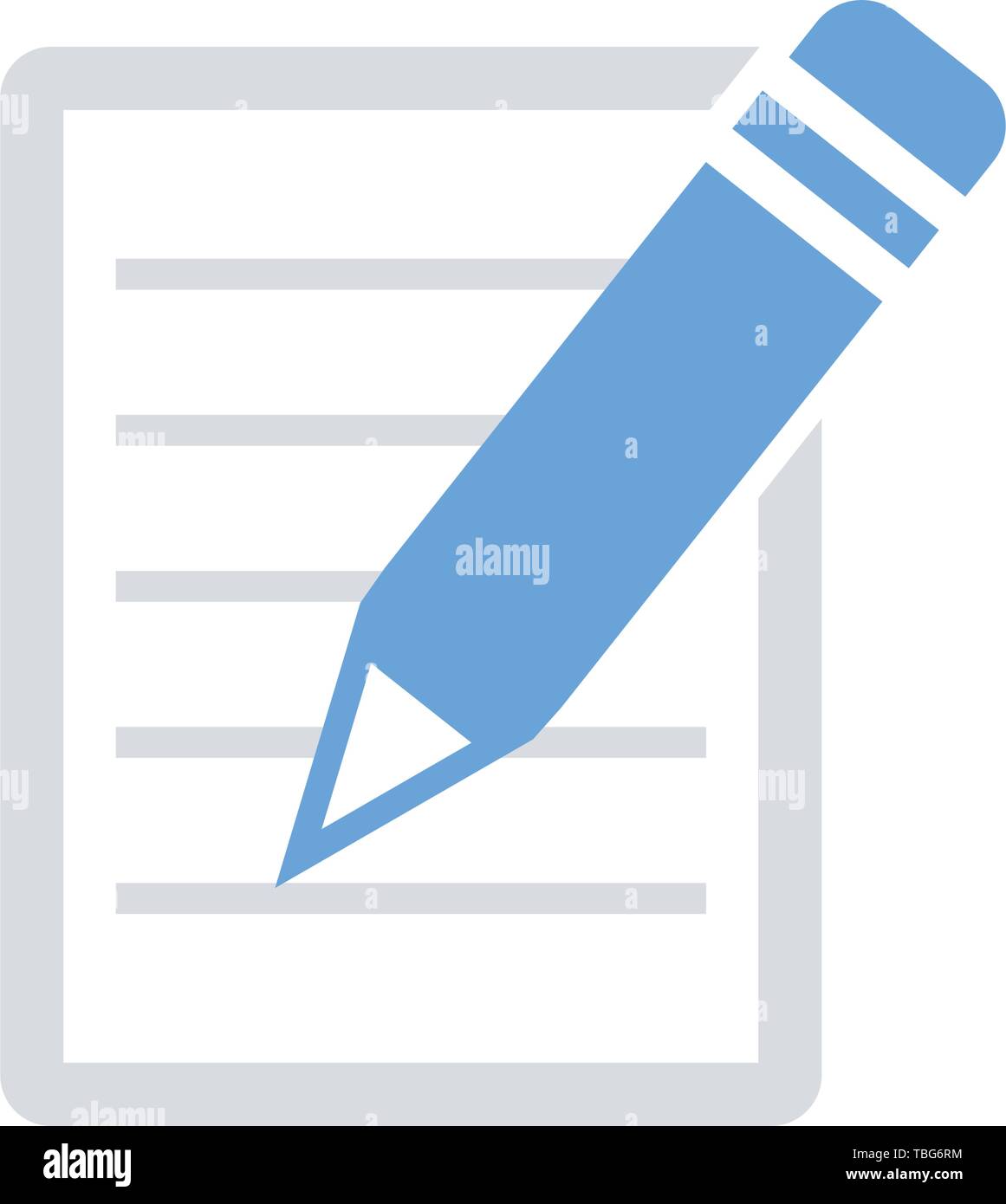 Pen and notepad for notes Stock Vector Images - Alamy