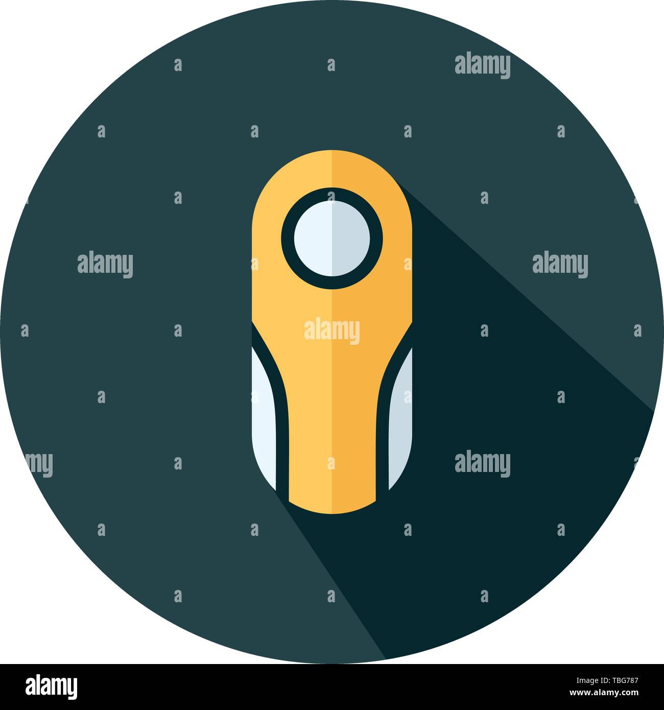 Camera flat icon - Modern camera flat sign vector - Illustration Stock Vector