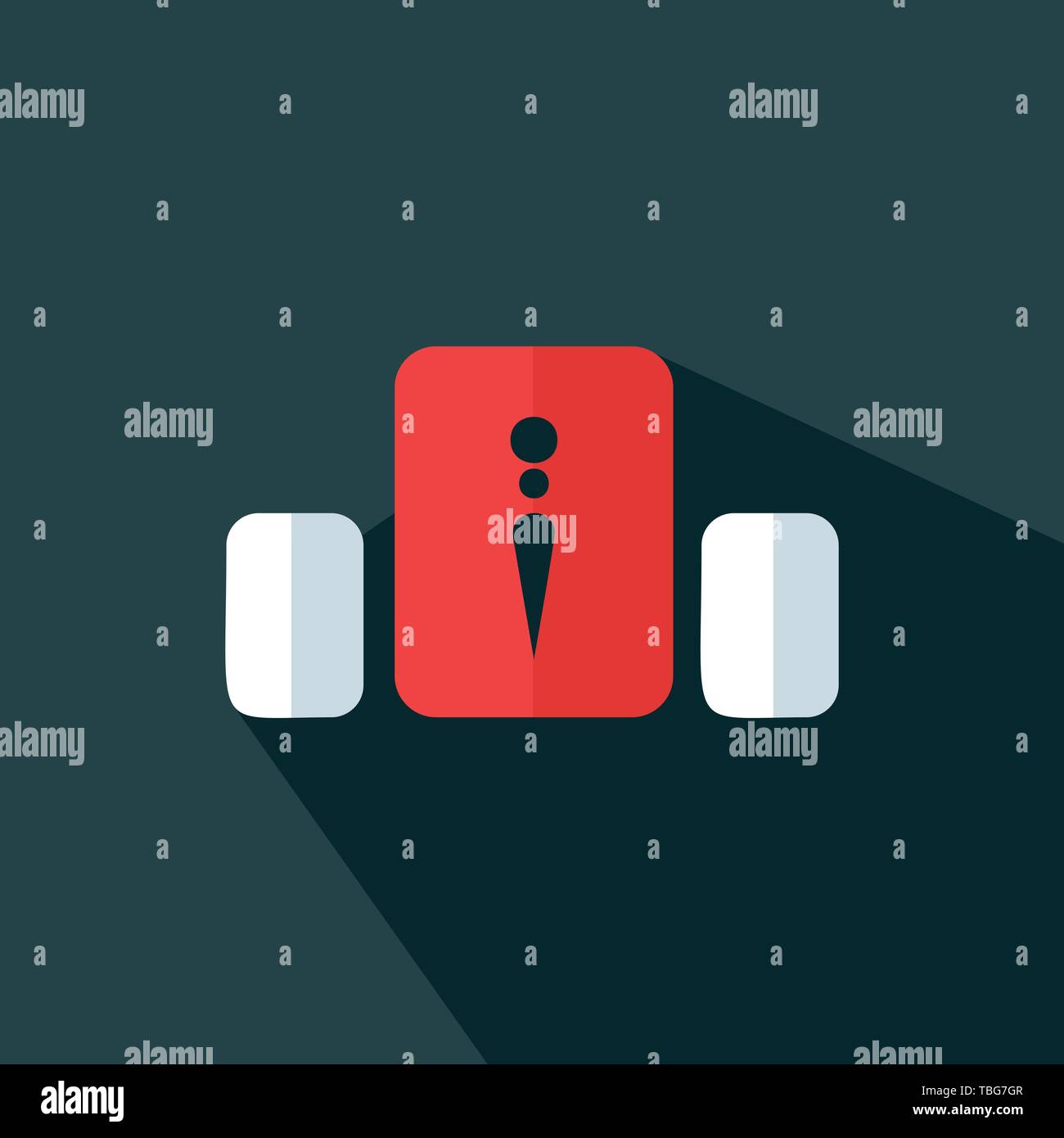 Speaker flat Icon Vector Stock Vector Image & Art - Alamy
