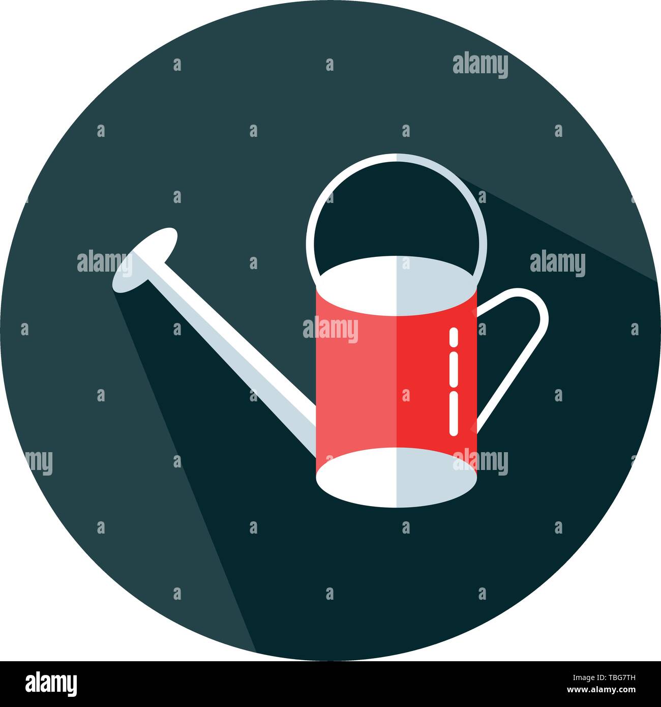 Watering flat icon - Irrigation sign symbol Stock Vector Image & Art ...