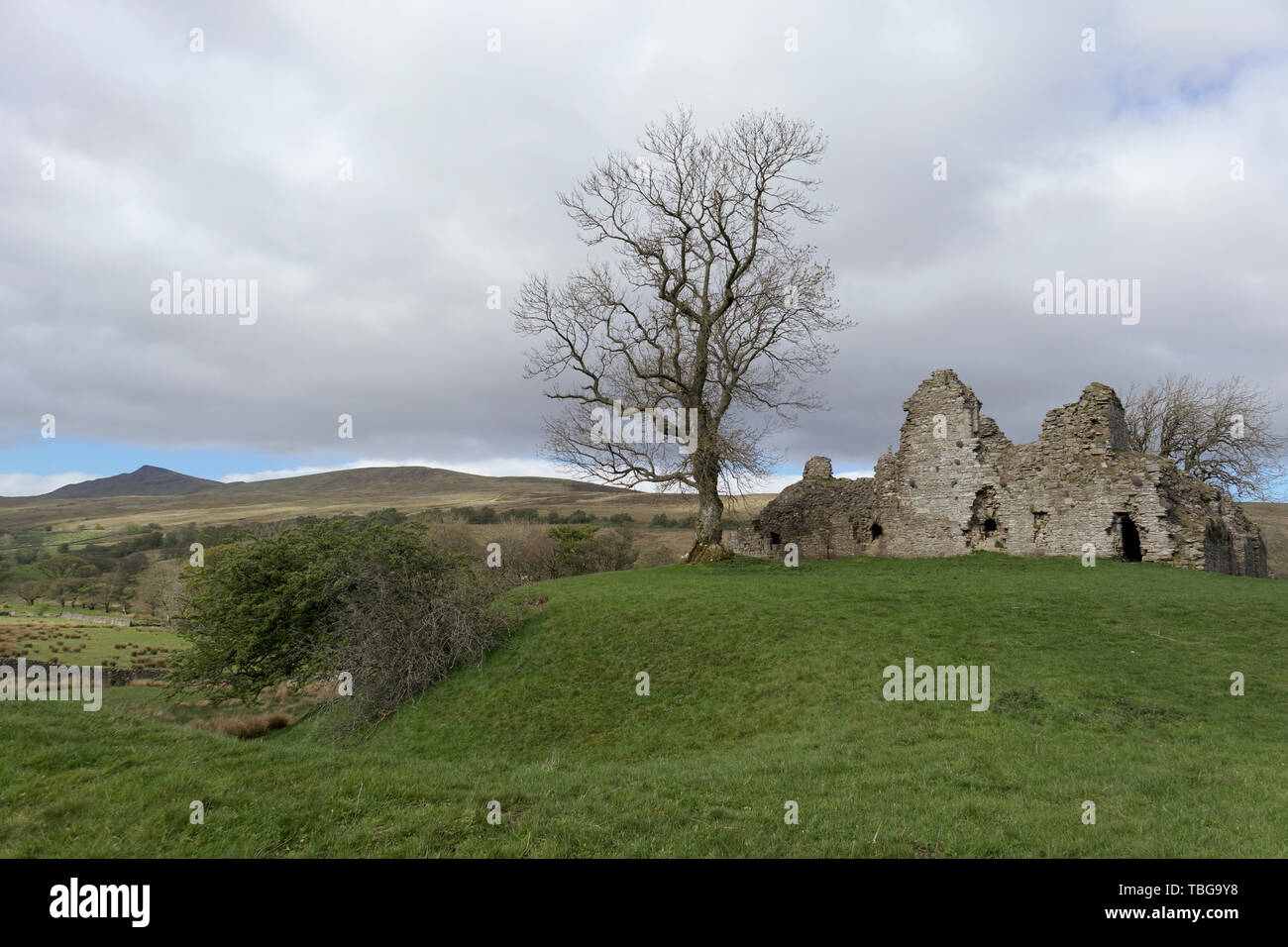 Pendragon Castle, Cumbria, England Stock Photo