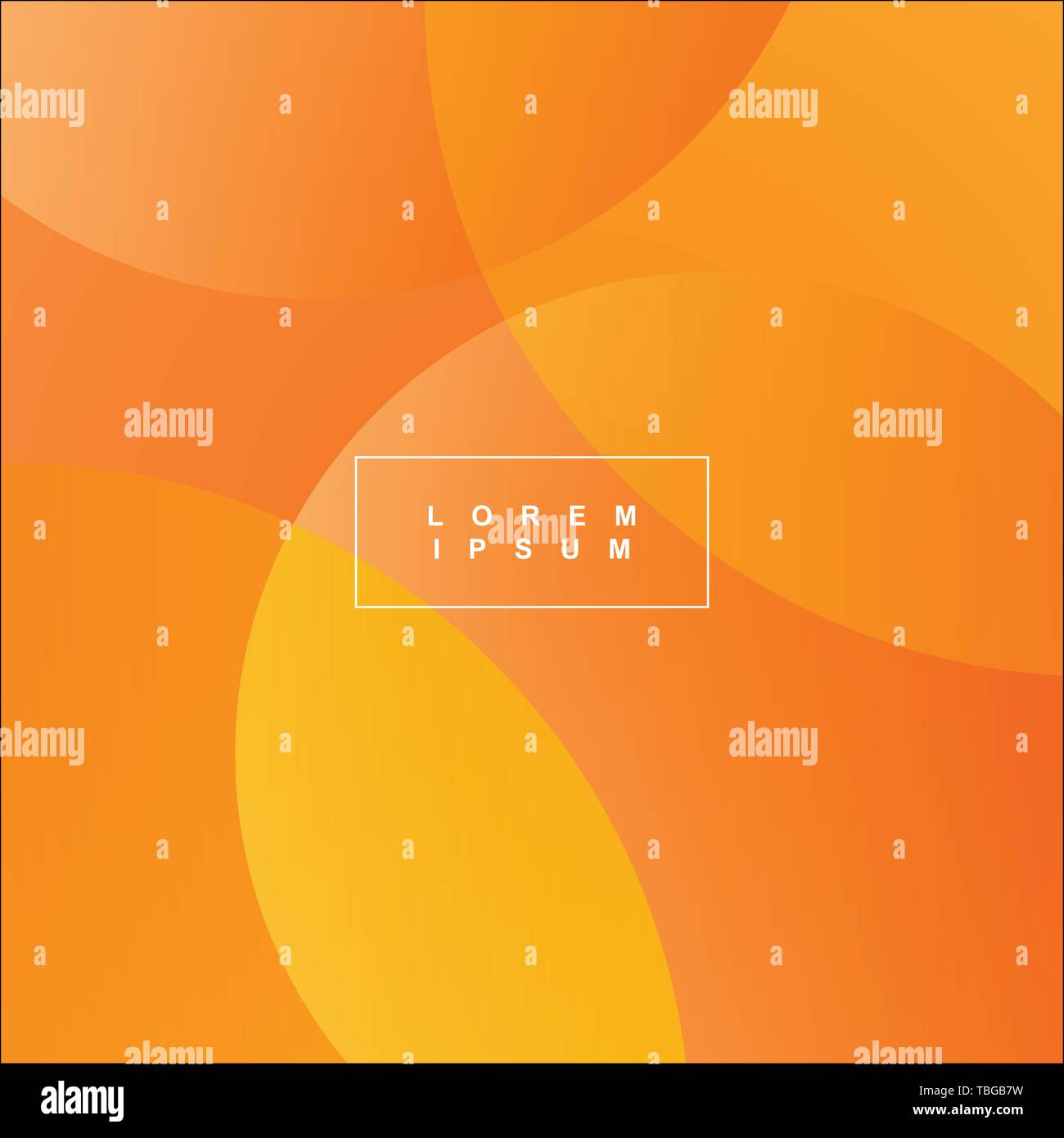 Orange abstract background. Vector illustration graphic design template for presentation. Stock Vector