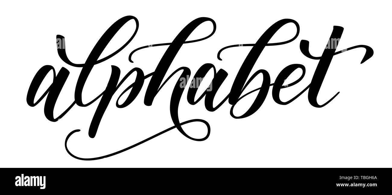 Brush calligraphy letters deals