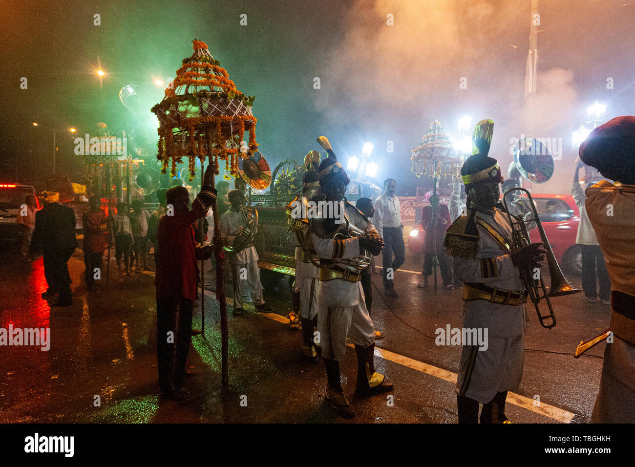Music Band In An Indian Wedding Celebration In Agra Uttar Pradesh