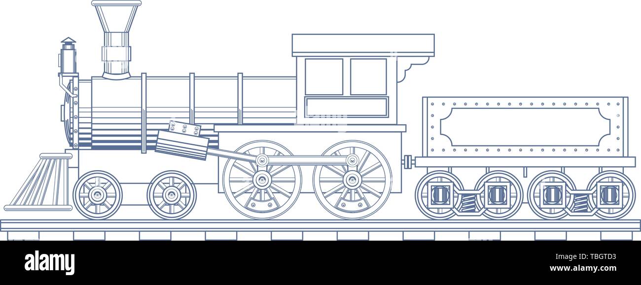 Train Illustration Side High Resolution Stock Photography And Images Alamy