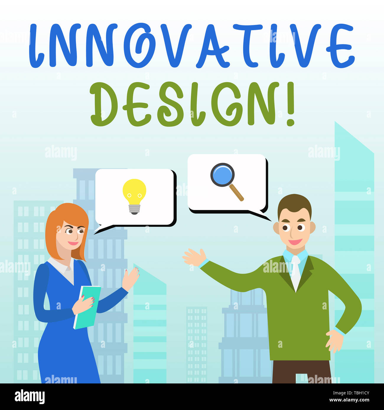 Handwriting text writing Innovative Design. Conceptual photo ...