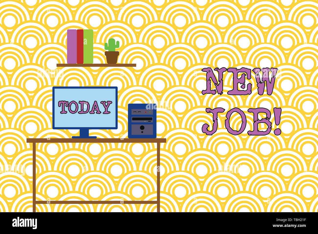 Conceptual hand writing showing New Job. Concept meaning recently having paid position of