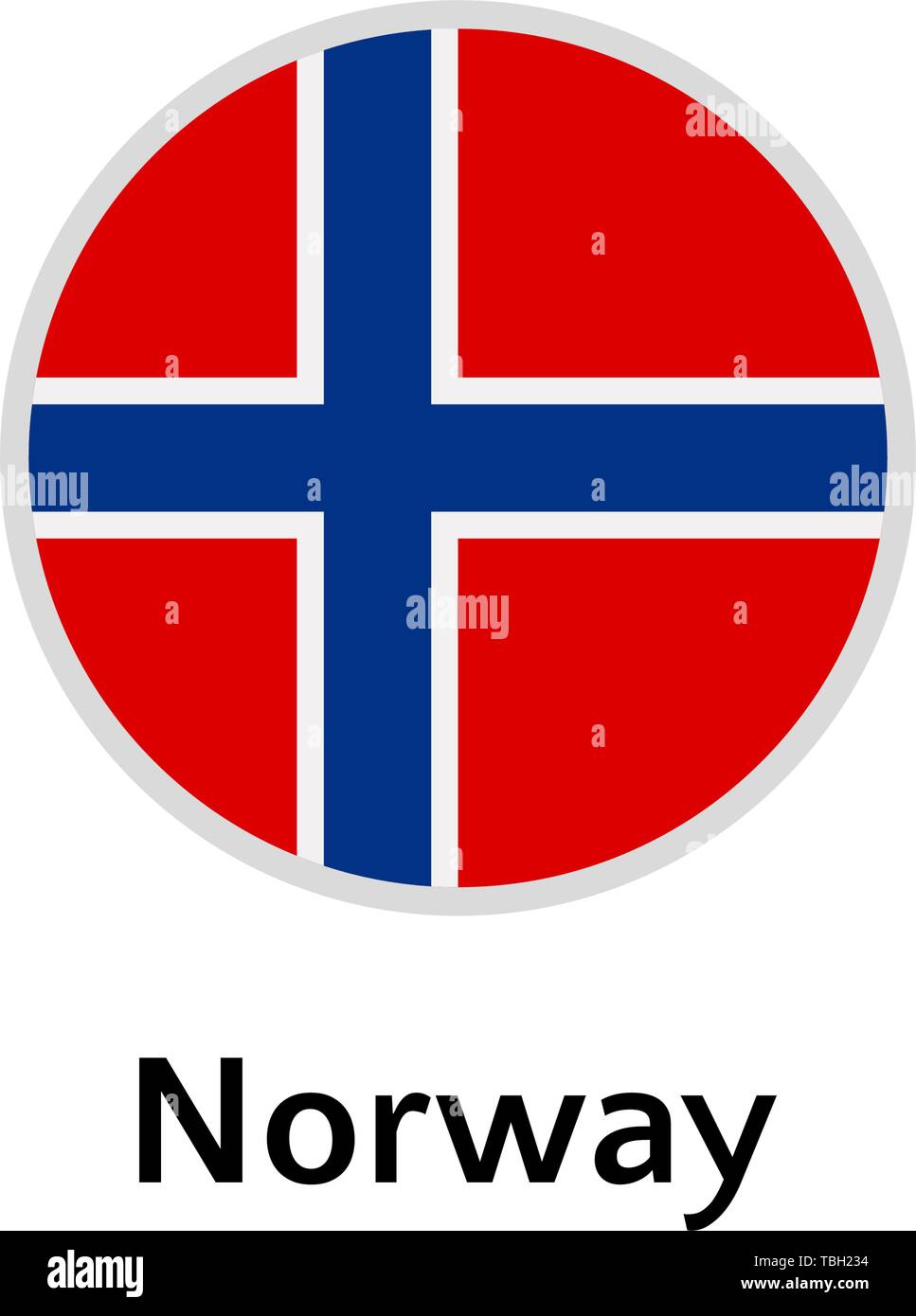 Norway flag round flat icon, european country vector illustration Stock  Vector Image \u0026 Art - Alamy, image size:967x1390