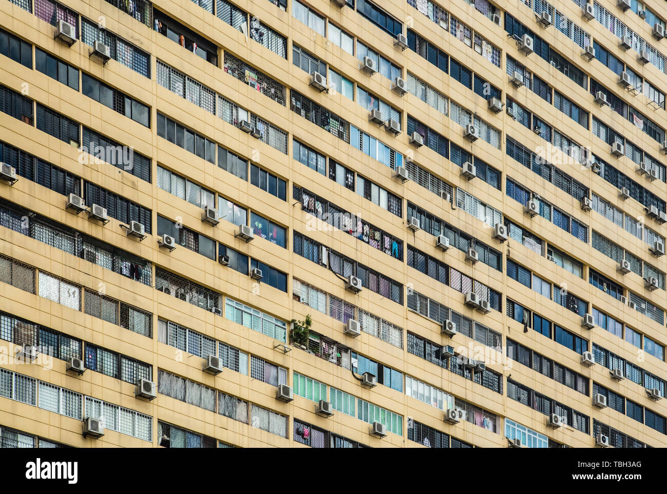 high density residential building facade Stock Photo - Alamy