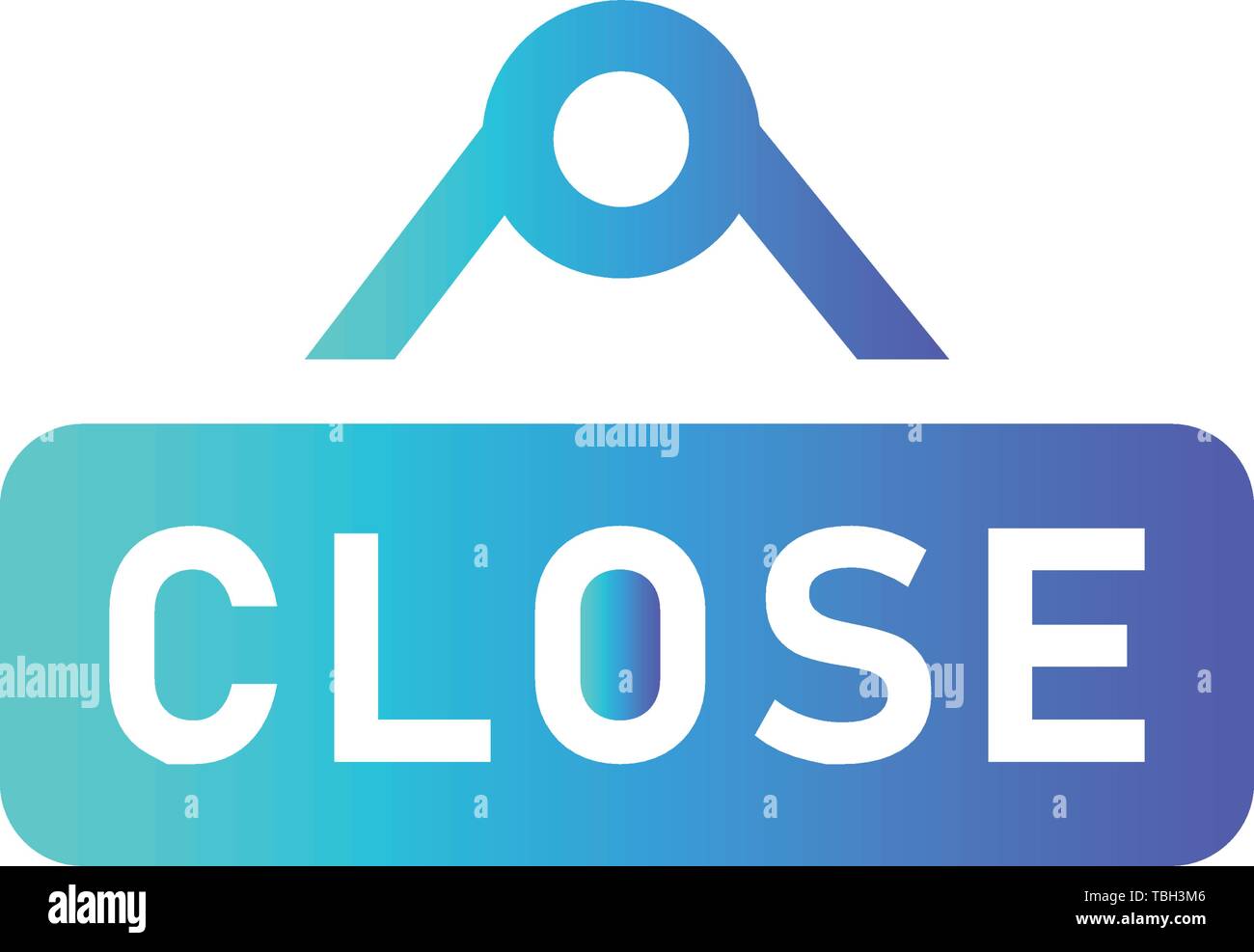 Close Icon - close sign vector on a white background Stock Vector