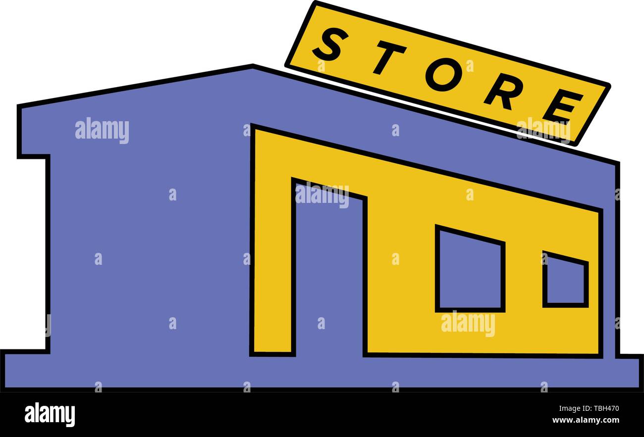 Store icon vector - Flat Stock Vector Image & Art - Alamy