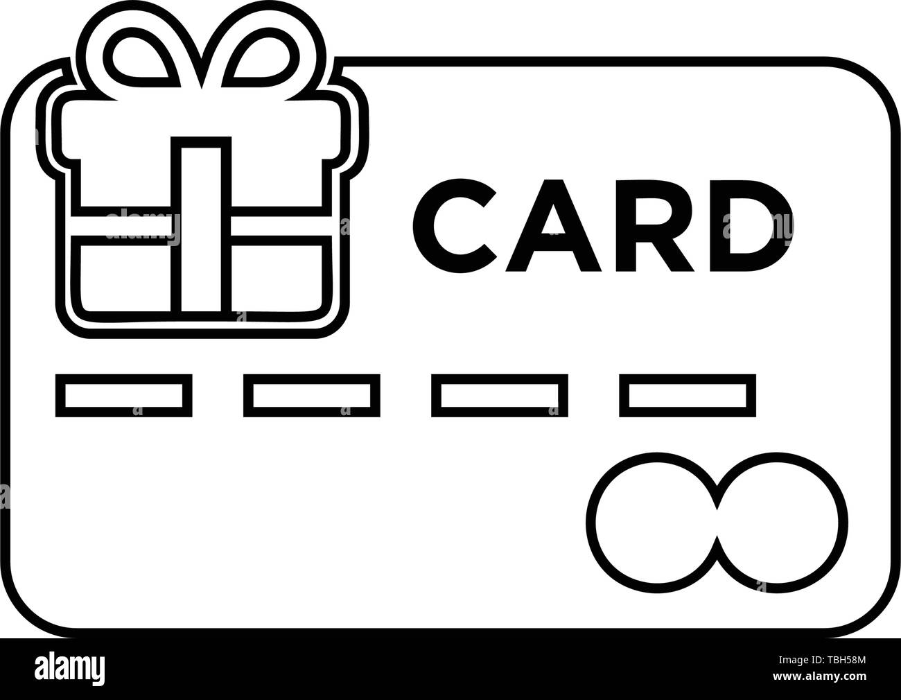 Gift coupon voucher certificate Black and White Stock Photos & Images ...