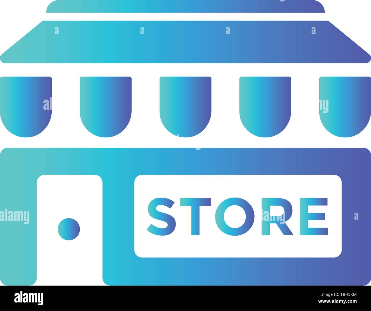 Store sign icon - shopping icon vector Stock Vector Image & Art - Alamy