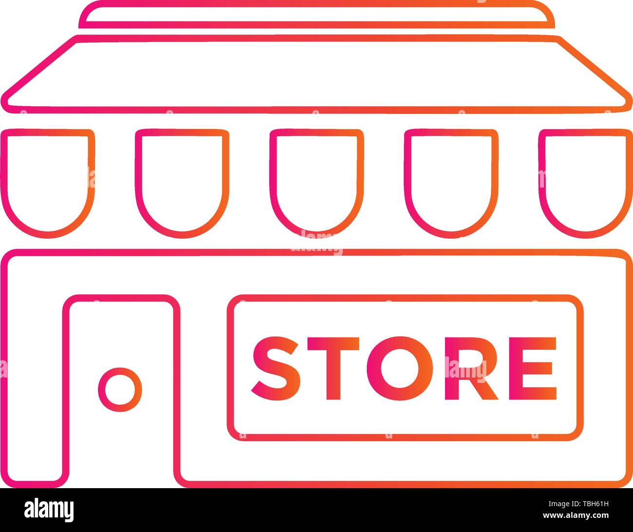 Store sign icon - shopping icon vector Stock Vector Image & Art - Alamy