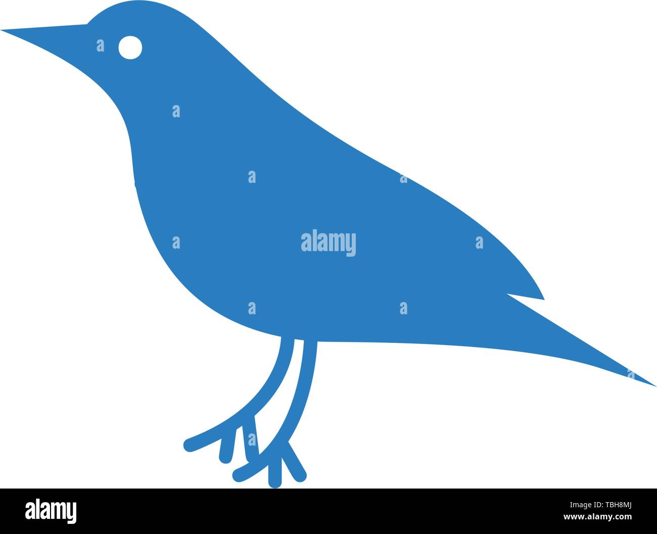 Bird with sign Stock Vector Images - Alamy