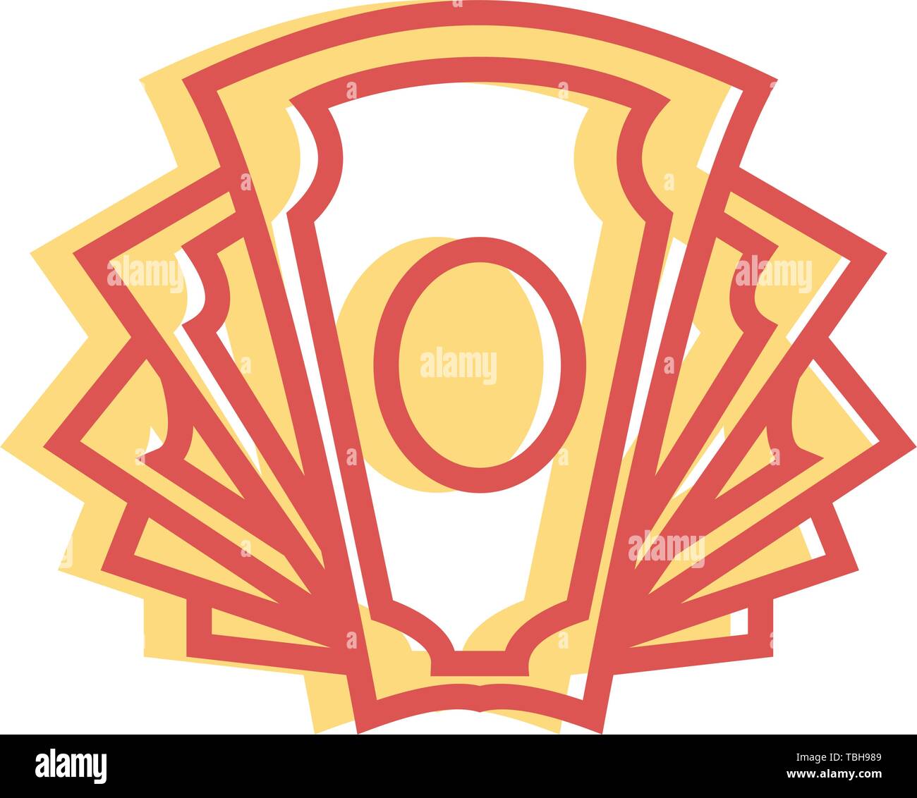 Linear fill Money icon. Universal cash sign - vector Stock Vector Image ...