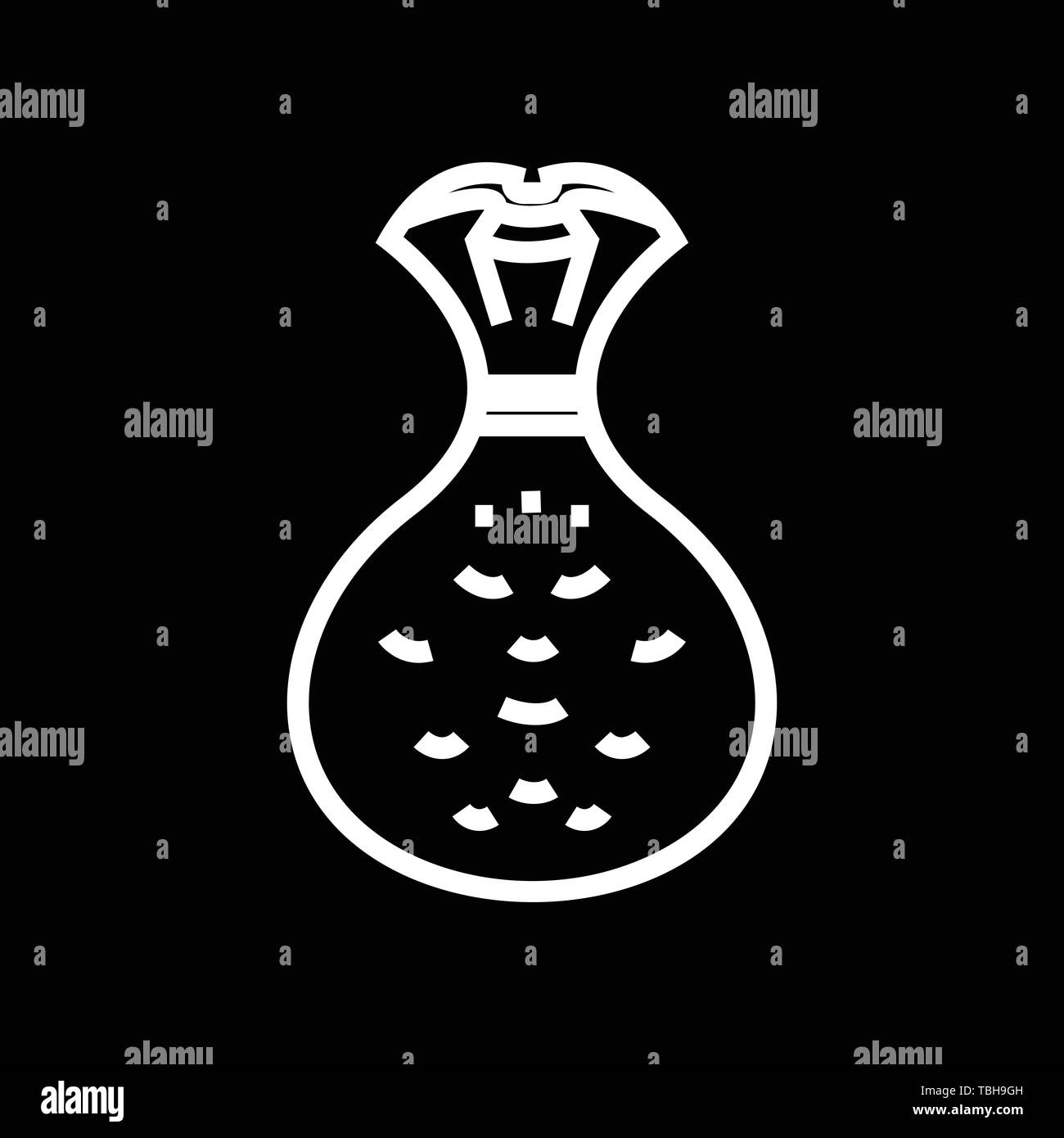 Money bag icon - Vector Stock Vector Image & Art - Alamy