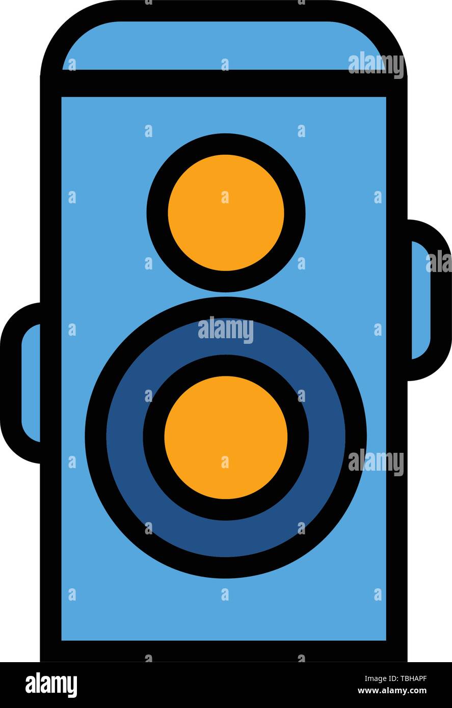 camera icon vector - camera sign Stock Vector