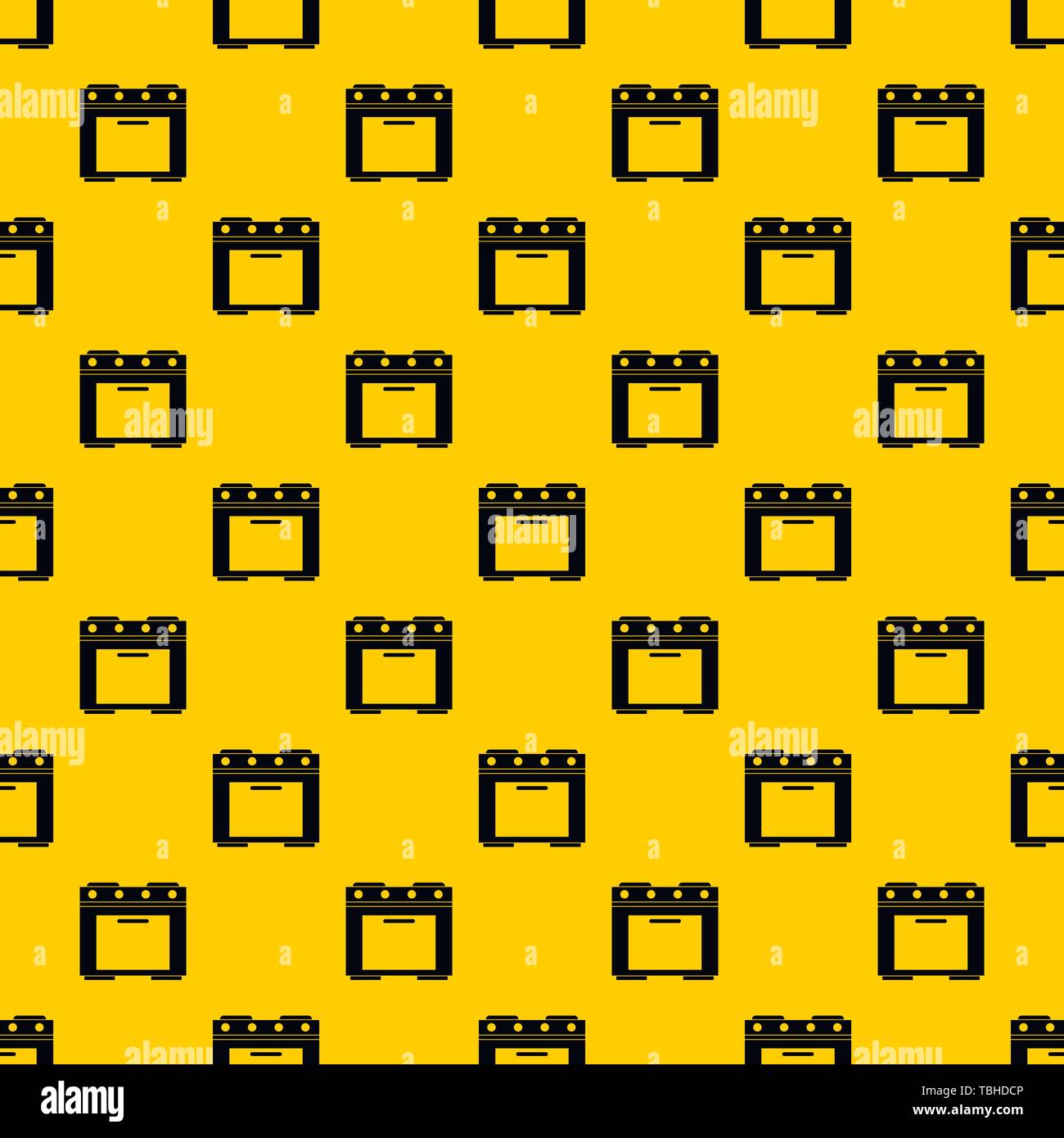 Gas stove pattern vector Stock Vector