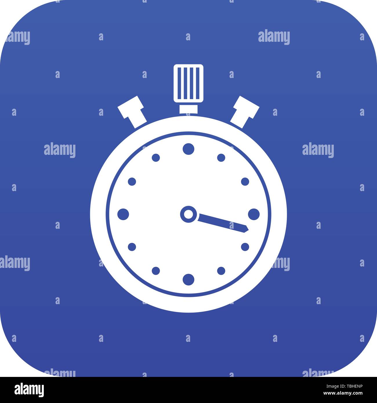 Stopwatch icon digital blue Stock Vector Image & Art - Alamy
