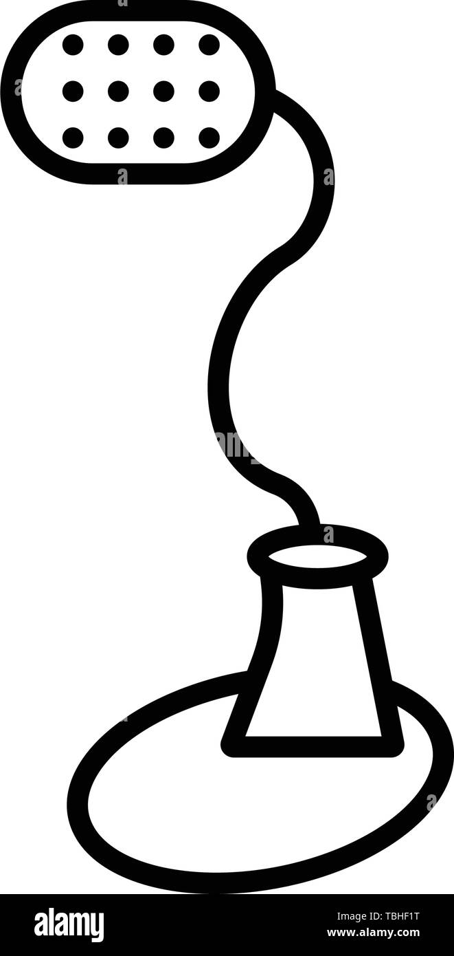 Microphone icon vector - Line art Stock Vector Image & Art - Alamy