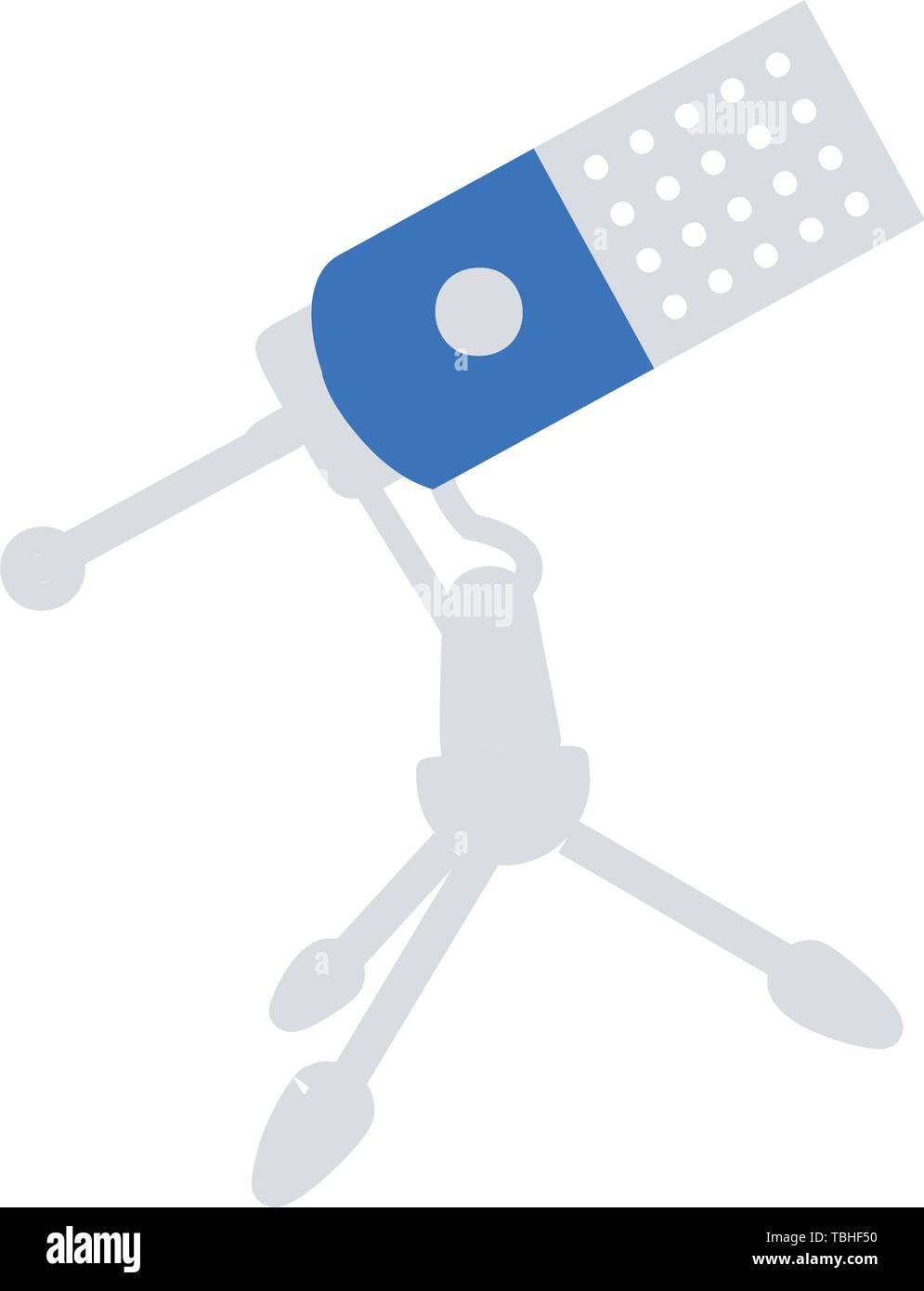 Microphone icon vector - Flat sign Stock Vector Image & Art - Alamy