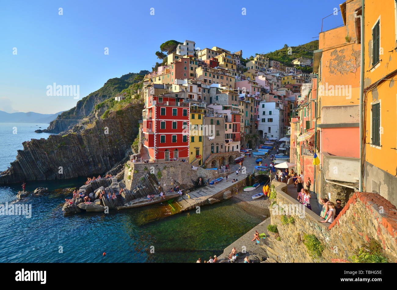 Five fishing village, Italy Stock Photo Alamy