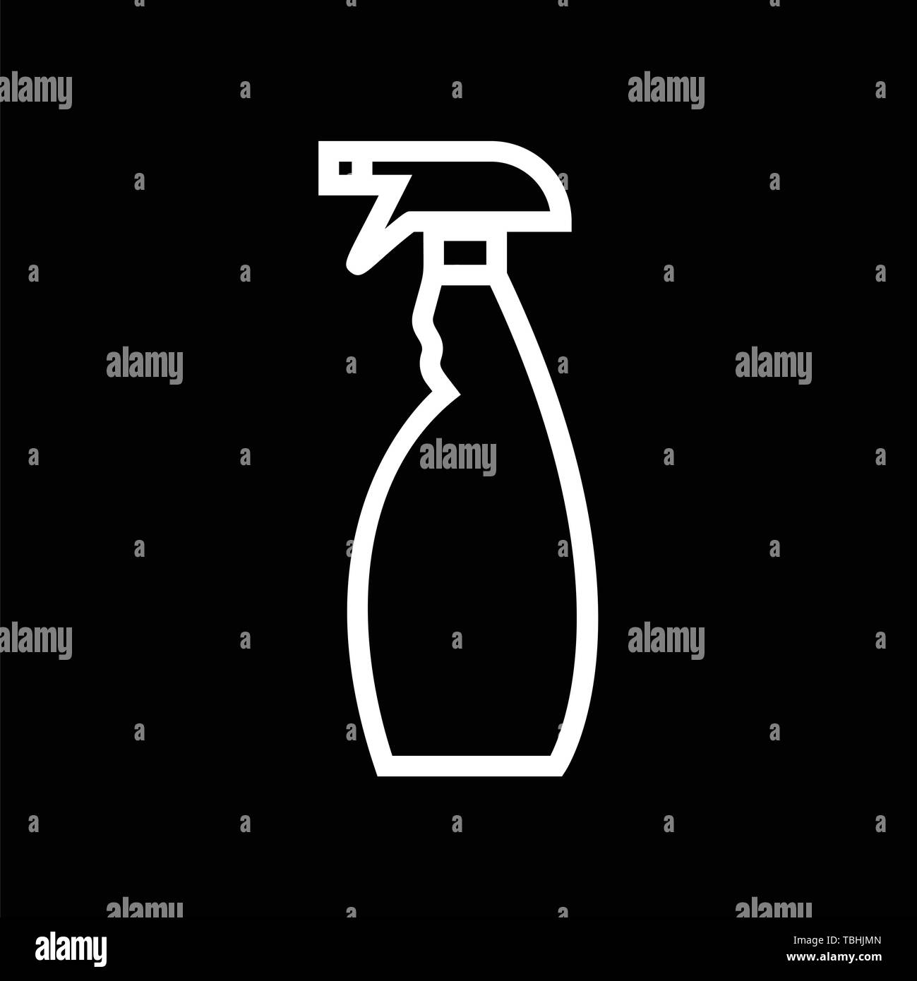 Spray bottle icon vector Stock Vector Image & Art Alamy