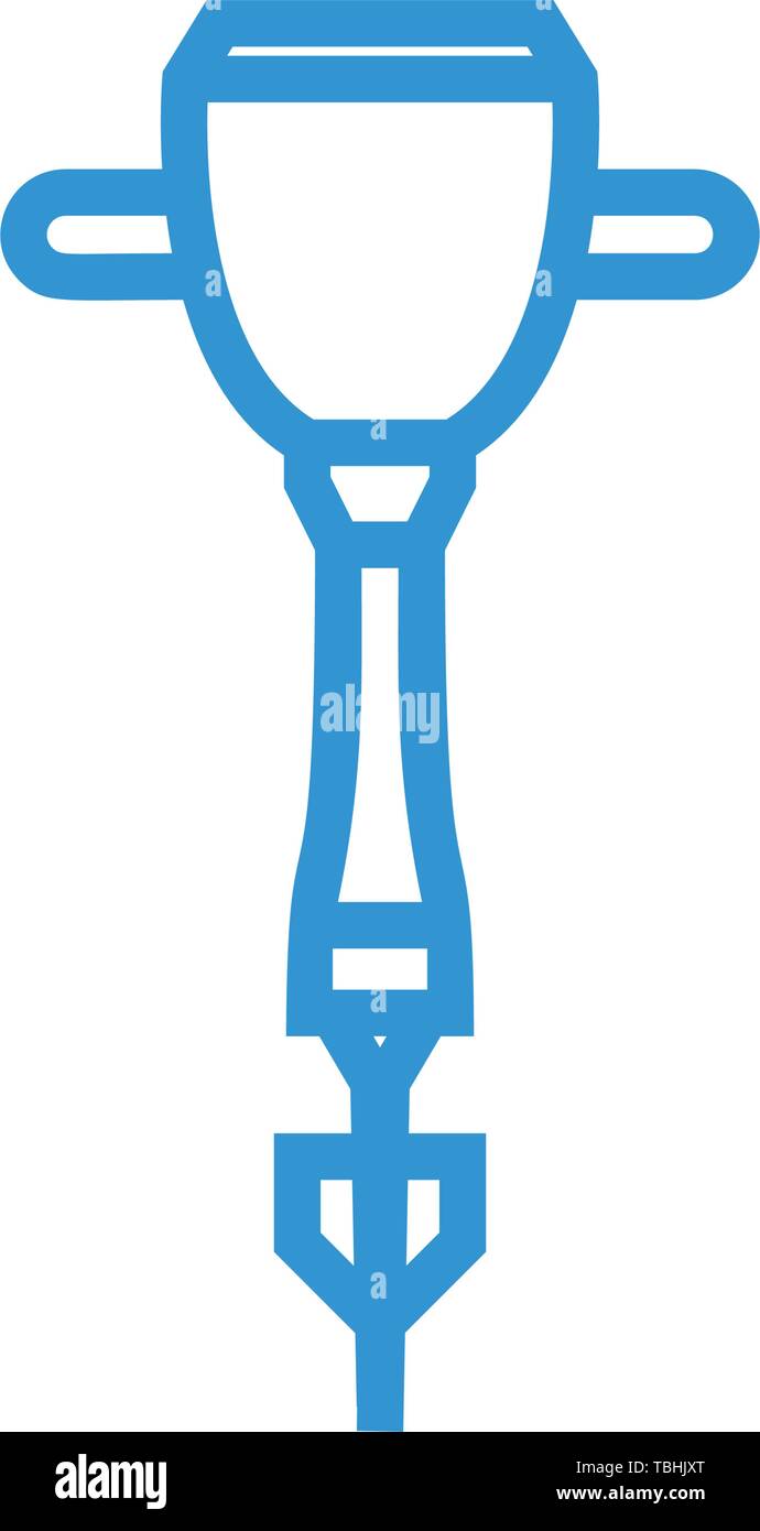 Drill machine icon - vector Stock Vector
