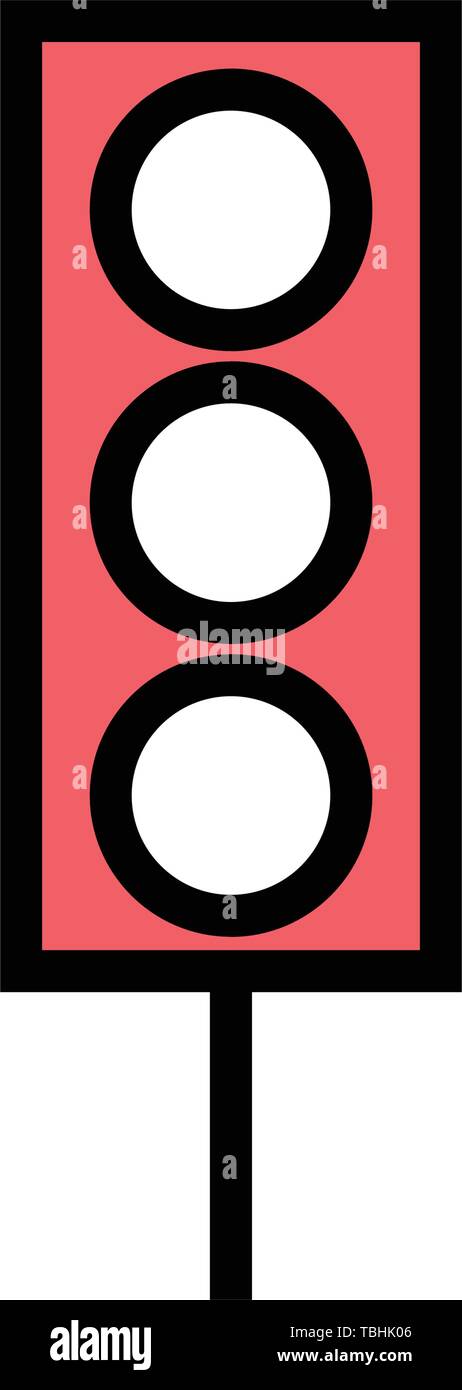 Traffic light sign icon - vector Stock Vector