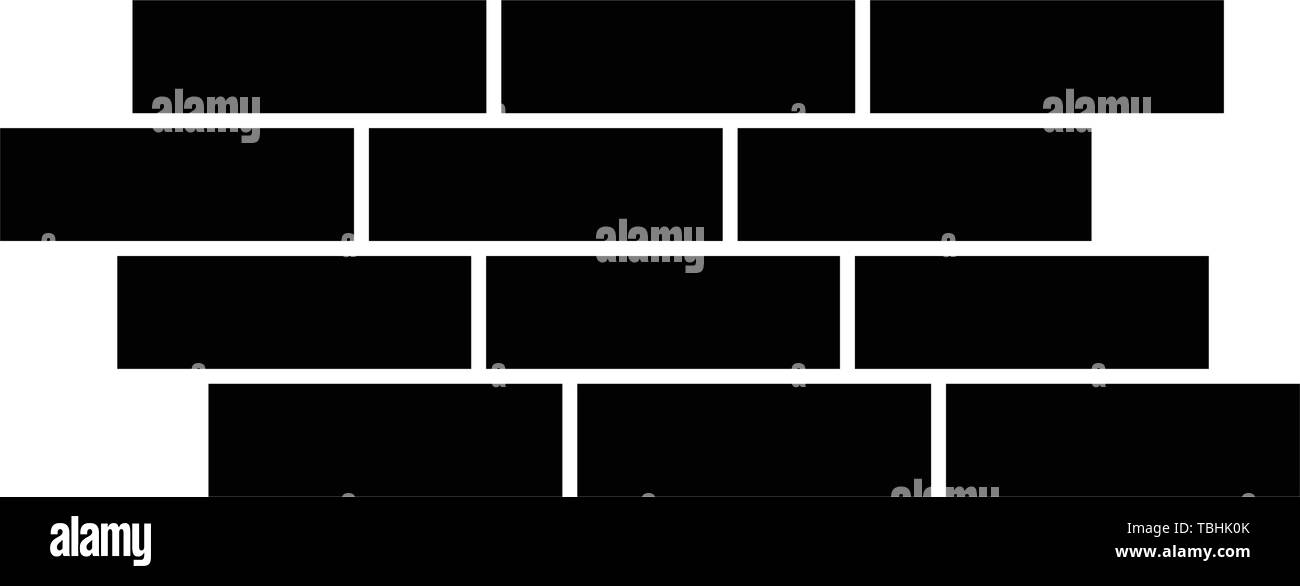 Concrete wall icon vector Stock Vector Image & Art Alamy