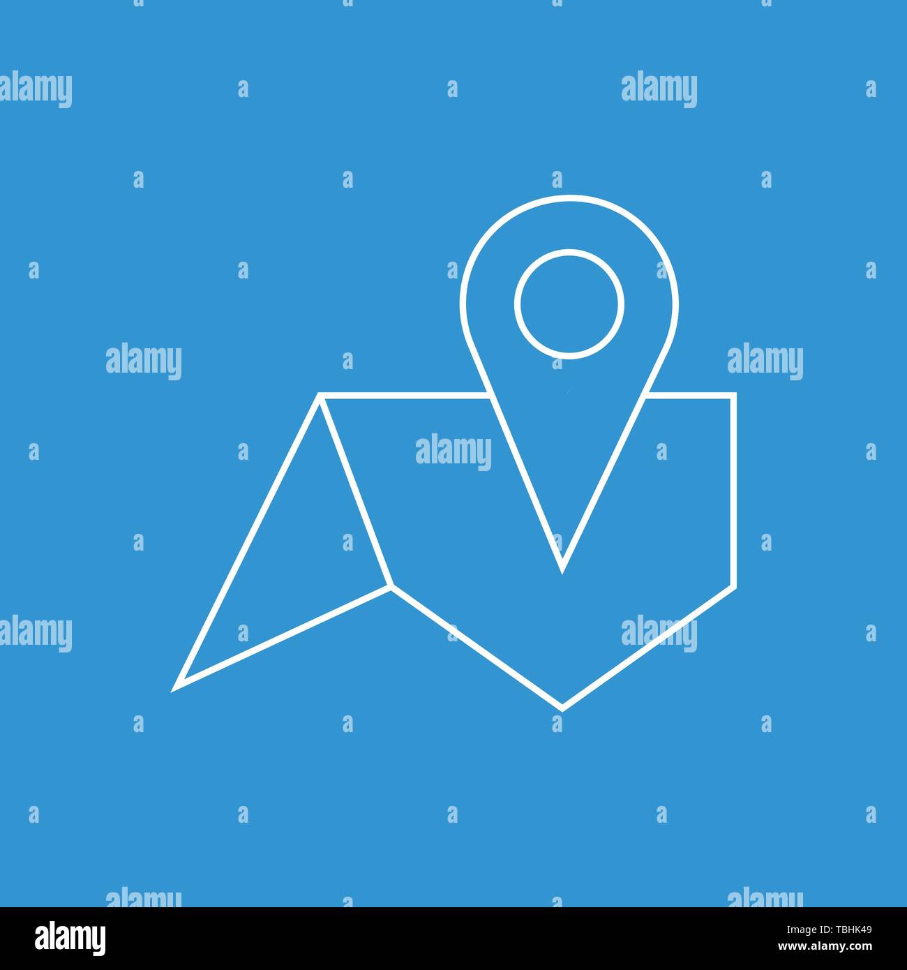 Map sign vector Stock Vector Images - Alamy