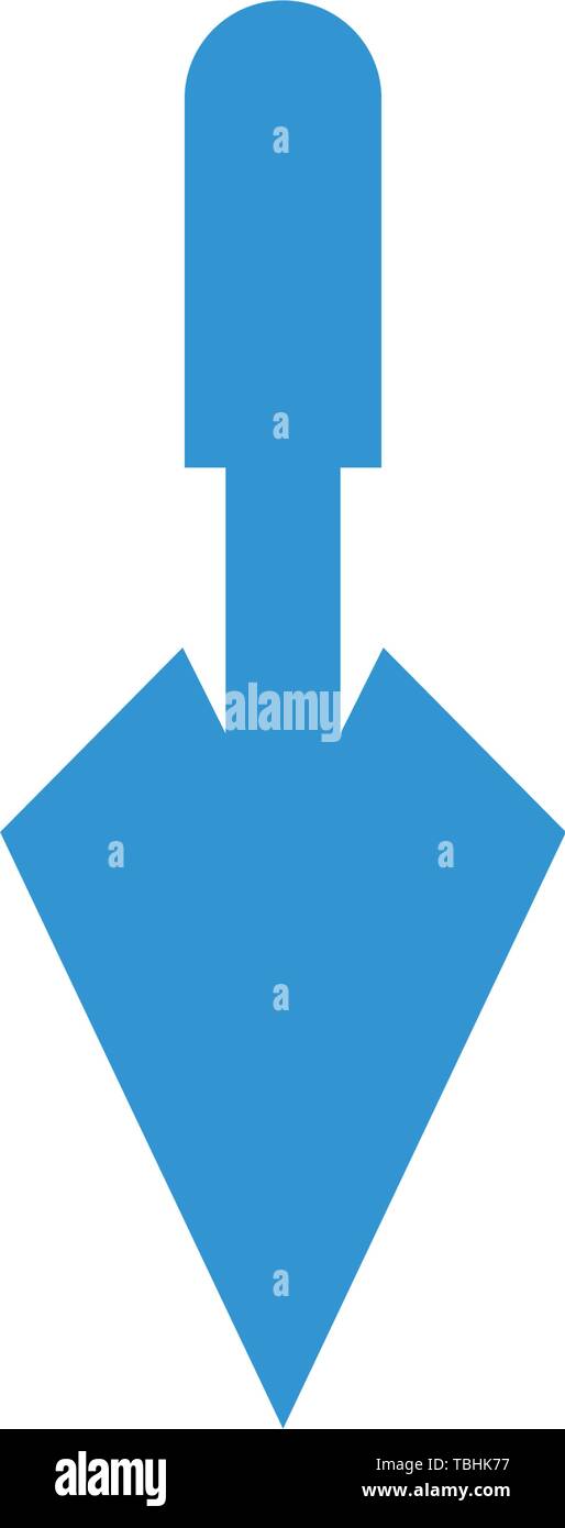 Trowel sign icon - vector Stock Vector