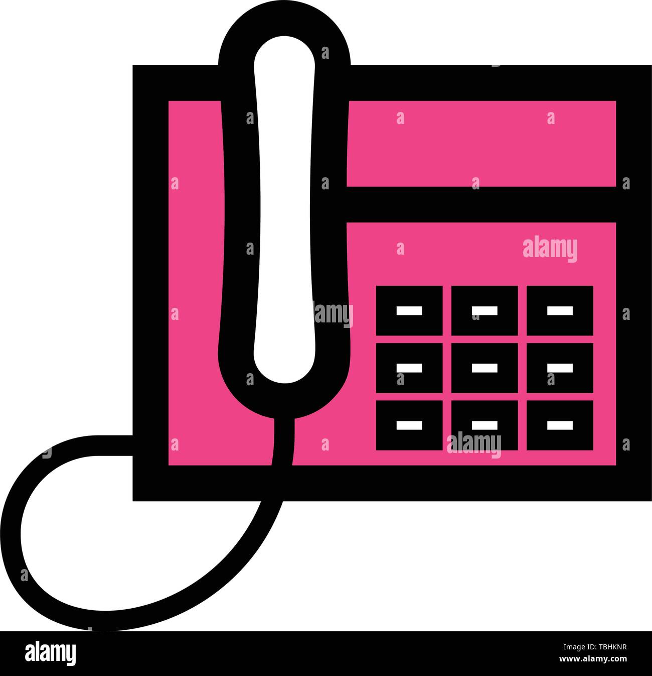 Telephone icon - Phone sign vector Stock Vector Image & Art - Alamy