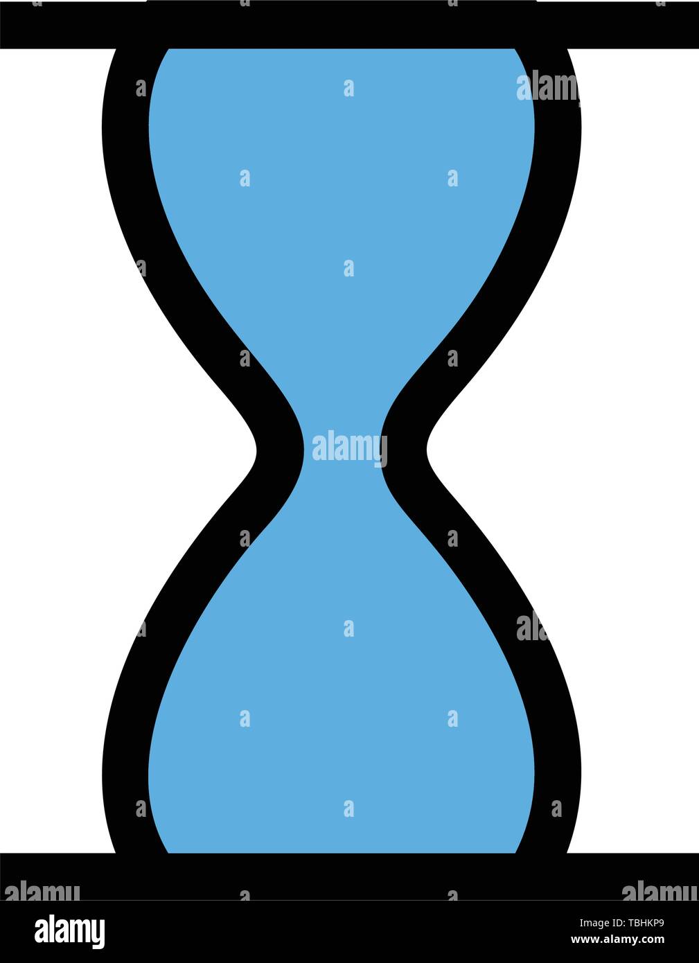 Hourglass icon vector - Flat Stock Vector Image & Art - Alamy