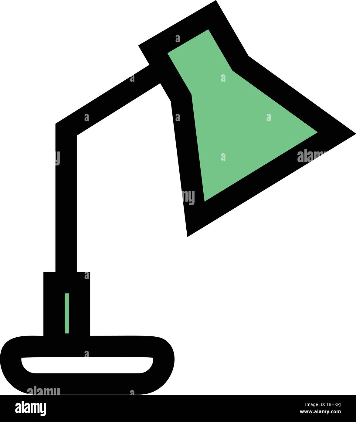 Table lamp icon - vector Stock Vector