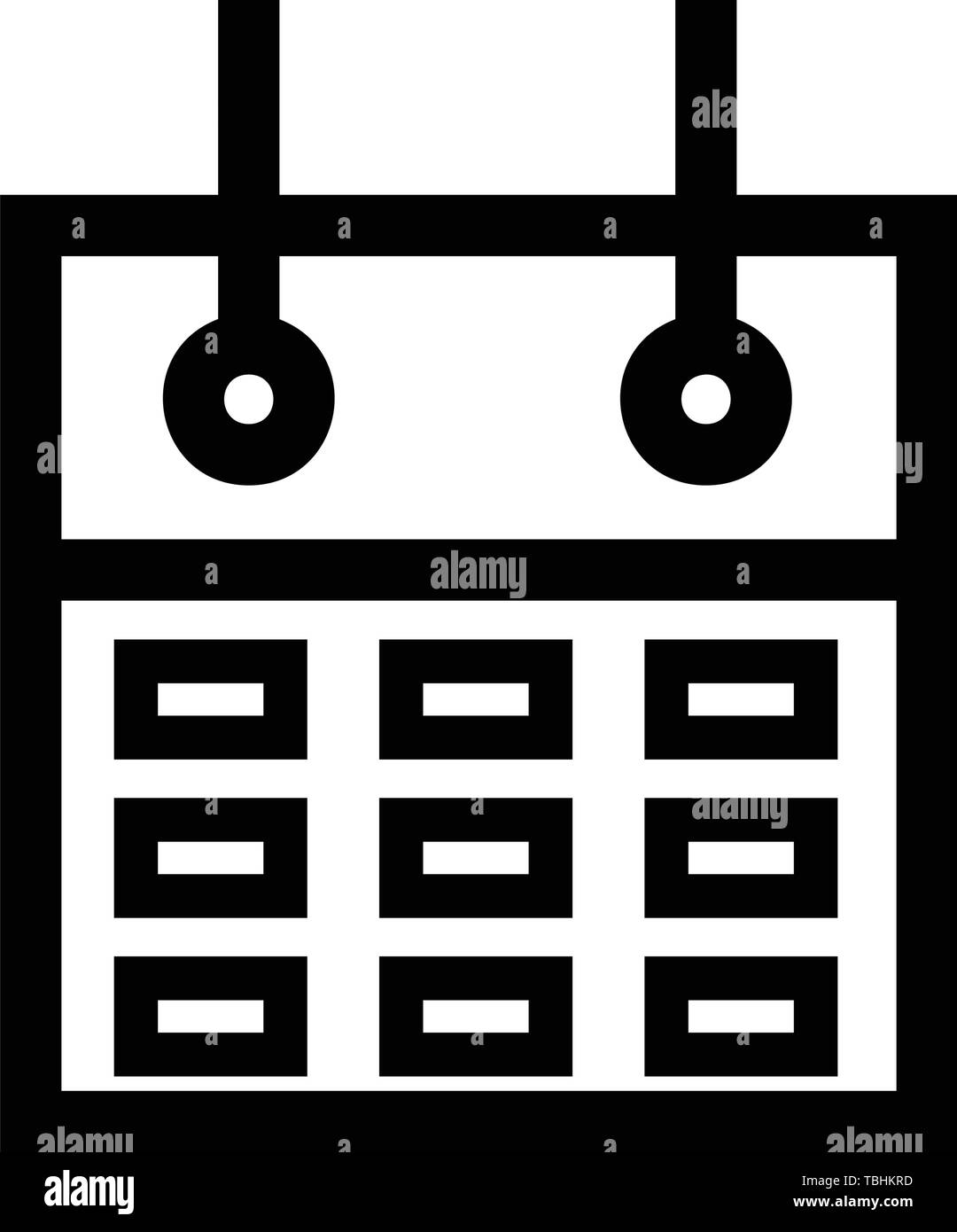 Calendar Icon Vector Flat Stock Vector Image Art Alamy