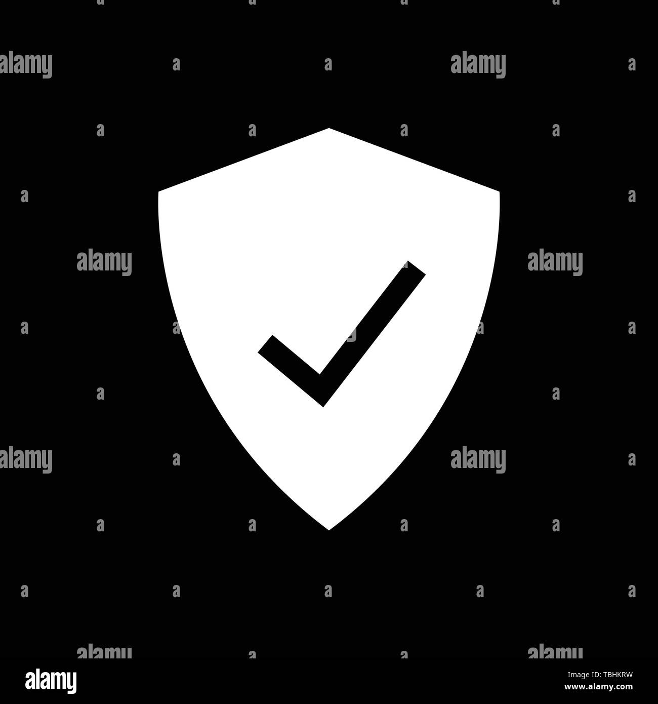 Protection icon - Safety sign vector Stock Vector Image & Art - Alamy