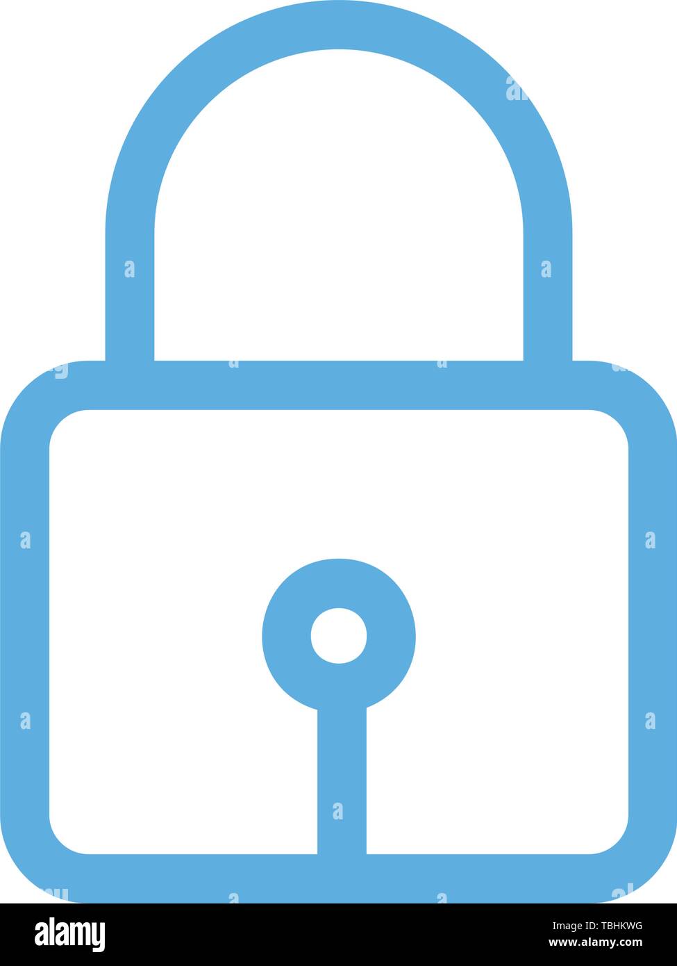 Lock icon vector - Protection sign Stock Vector Image & Art - Alamy