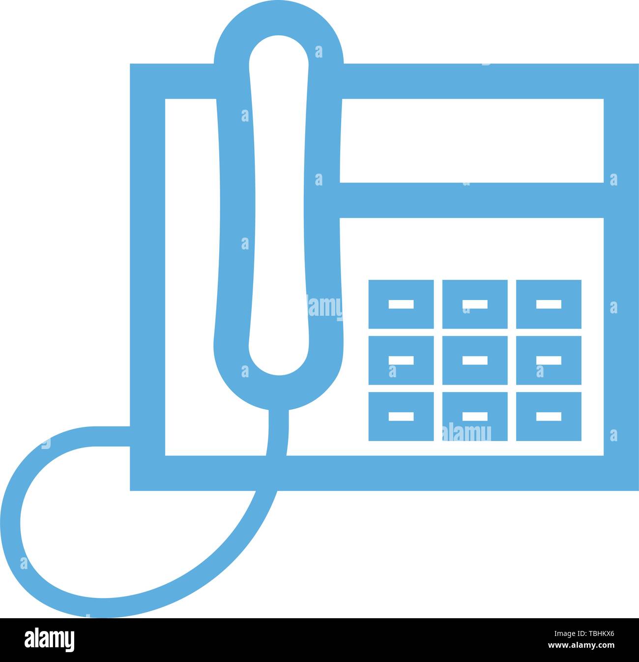 Telephone icon - Phone sign vector Stock Vector Image & Art - Alamy