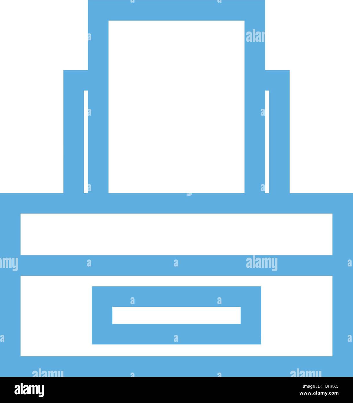 Printer icon vector - Fax sign Stock Vector Image & Art - Alamy