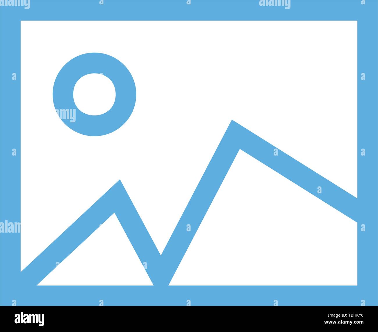 Picture icon Image album sign vector Stock Vector Image & Art Alamy